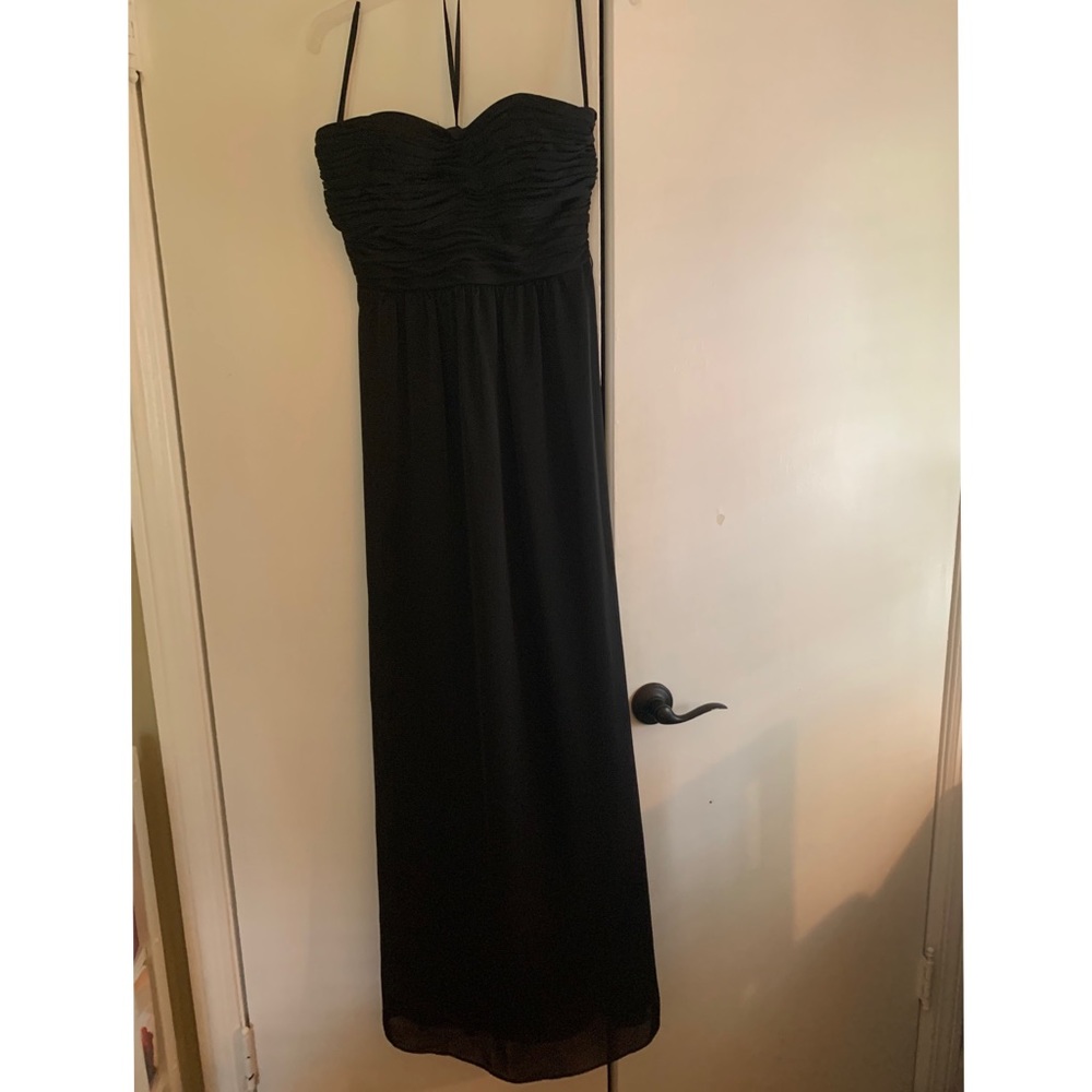 Black floor length formal dress